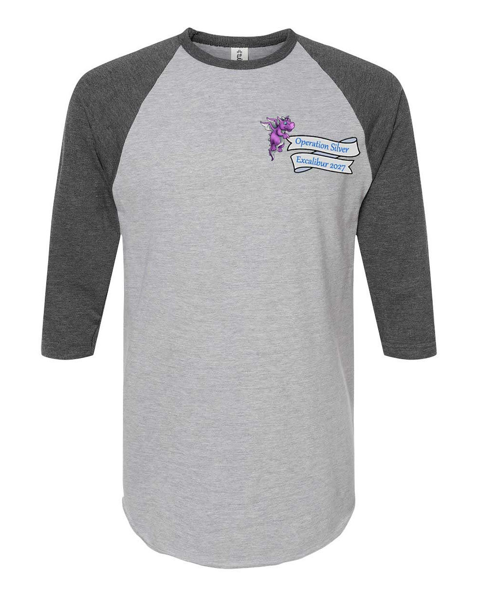 Thumbnail: 25th Anniversary Printed Unisex Fine Jersey Raglan T-Shirt