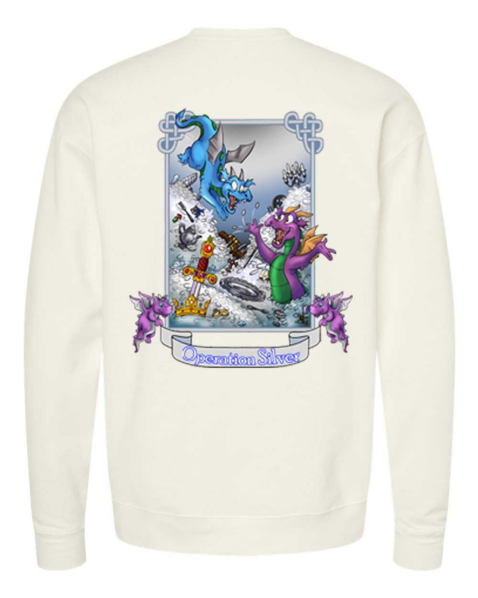 Thumbnail: 25th Anniversary Printed Unisex Fleece Crew Neck Sweatshirt