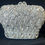 Thumbnail: Silver Small Crown Clutch with Clear Swarovski Crystals