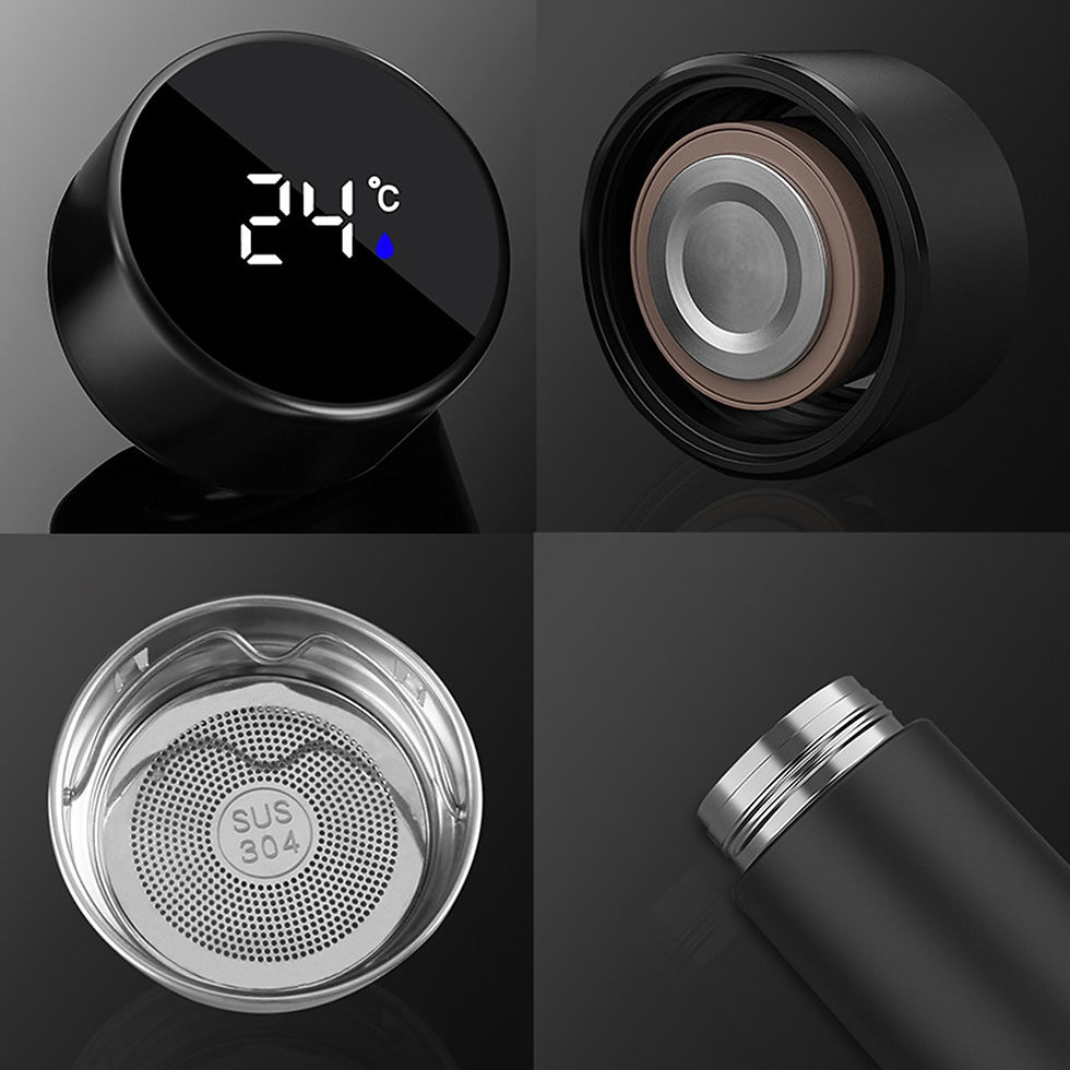 Miniatura: Xiaomi mijia 500ml Smart Insulation Cup Botella de Vacío Termo 304