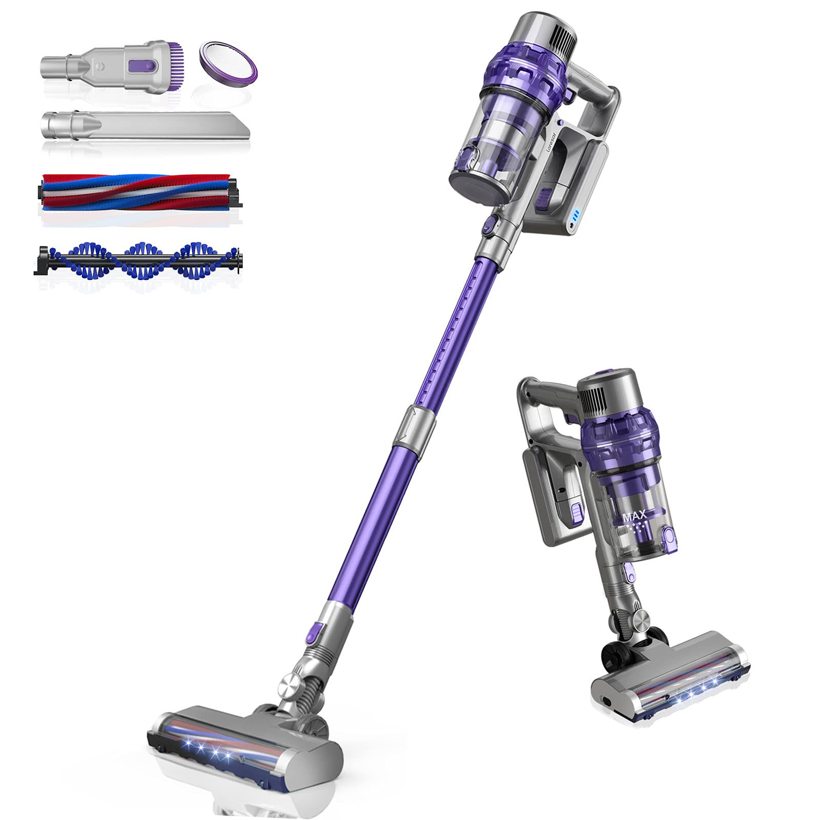 Laresar Elite1 380W Aspirador Inalámbrico de Mano Inalámbrico Portátil 30KPA