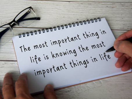 The Most Important Thing
