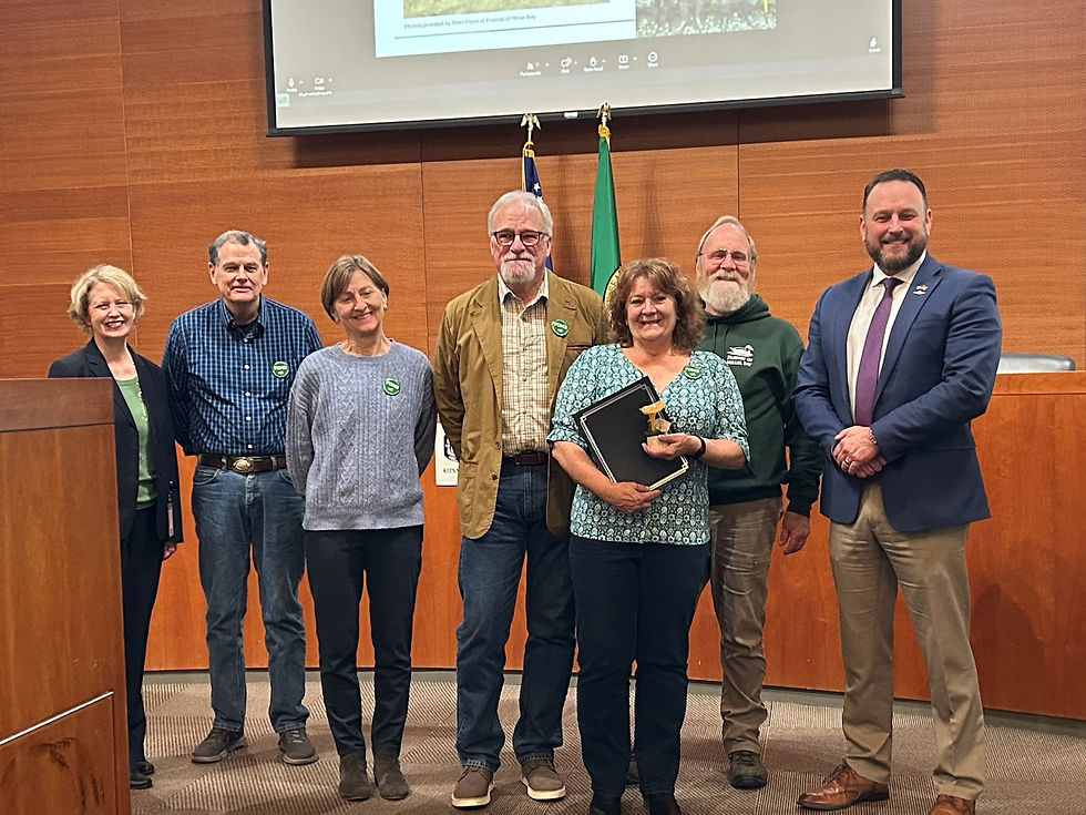 FOMB board members receive Earth Day Award from Kitsap County Commissioners