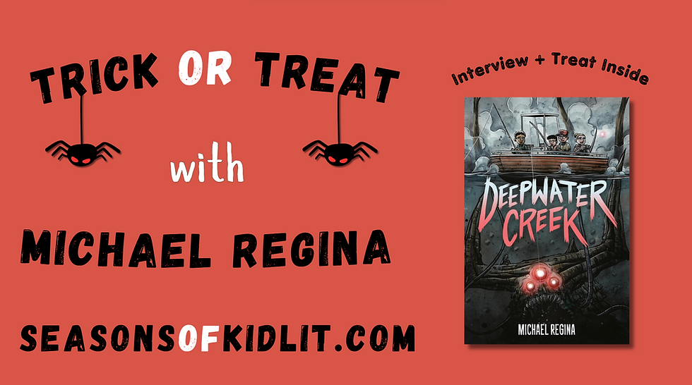 Trick or Treat with Author/Illustrator Michael Regina + Treat Inside!
