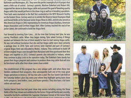 The Atlantic National ROV Angus Show is dedicated to the Dukehart and Cates Families