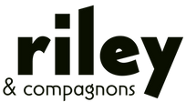 Typographie qui dit « riley & compagnons » en noir sur fond blanc