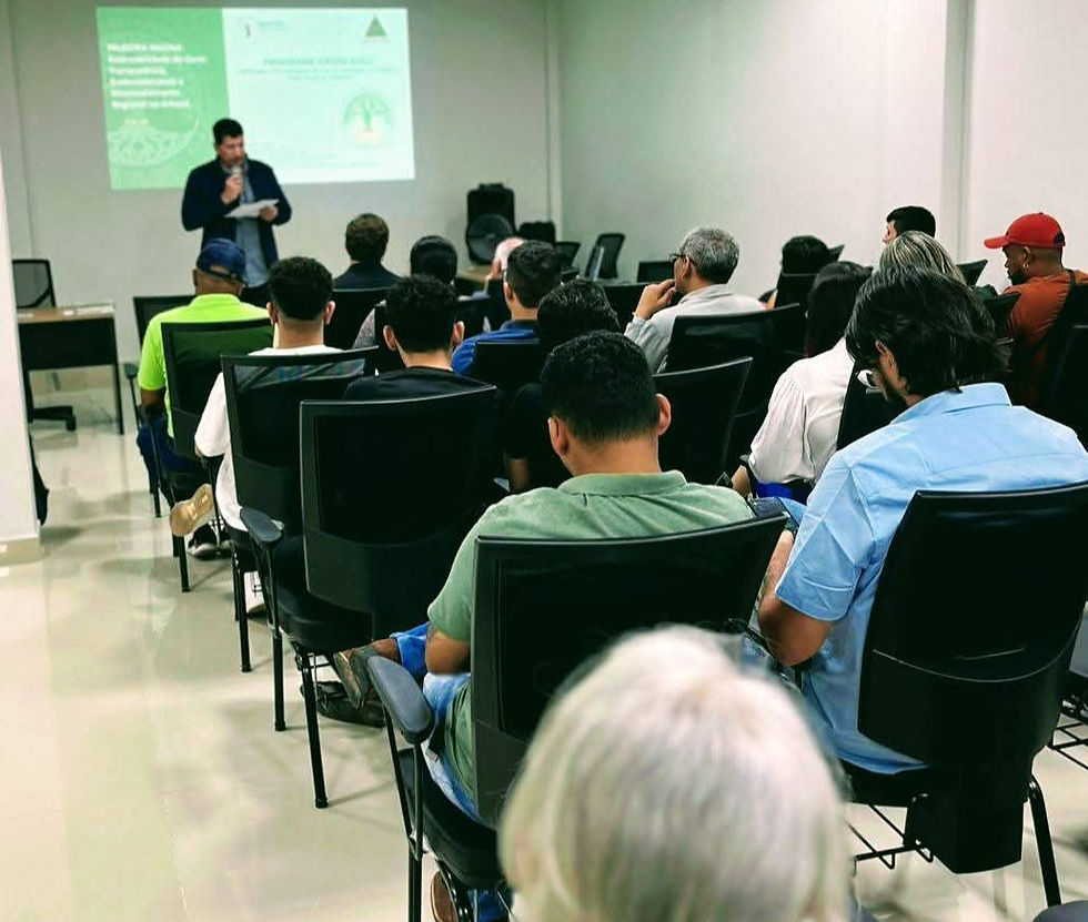 ocorreu uma série de palestras para fortalecer o cooperativismo no estado, abordando mineração sustentável em Macapá e capacitação em Tartarugalzinho