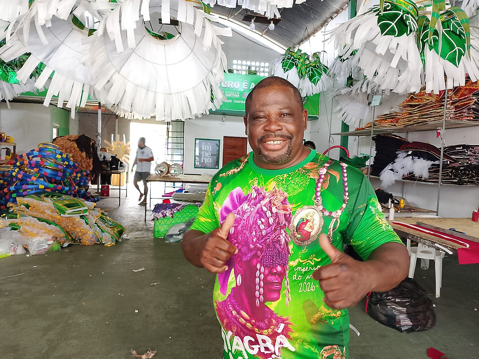 O mestre de bateria Meia-Noite informa que os ensaios começam na quarta e vão até o domingo 