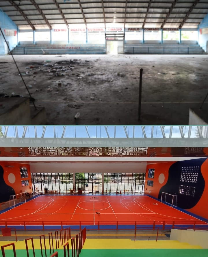 Reabertura histórica: Ginásio Paulo Conrado volta após 8 anos e será entregue nesta quinta-feira, 30