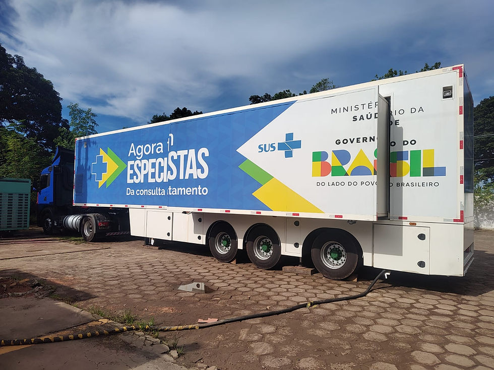 Governo do Amapá e Ministério da Saúde ampliam acesso a exames com carreta de imagem em Macapá