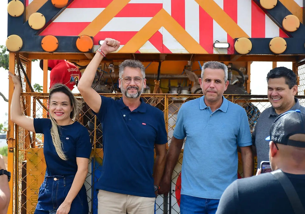 O governador do Amapá, Clécio Luís, visitou obras concluídas e anunciou novos investimentos