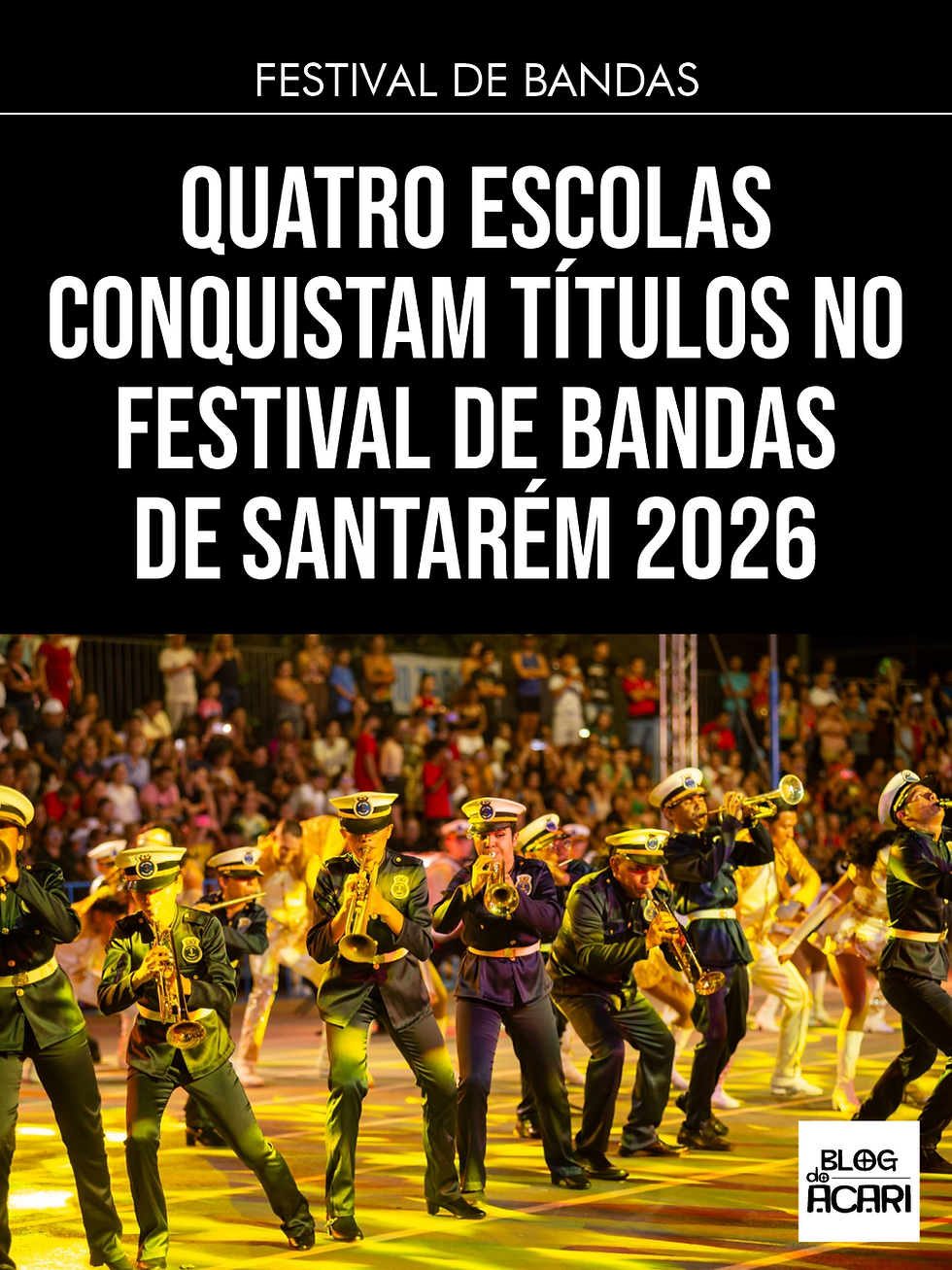 QUATRO ESCOLAS CONQUISTAM TÍTULOS NO FESTIVAL DE BANDAS DE SANTARÉM 2026