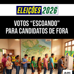 VOTOS “ESCOANDO” PARA CANDIDATOS DE FORA