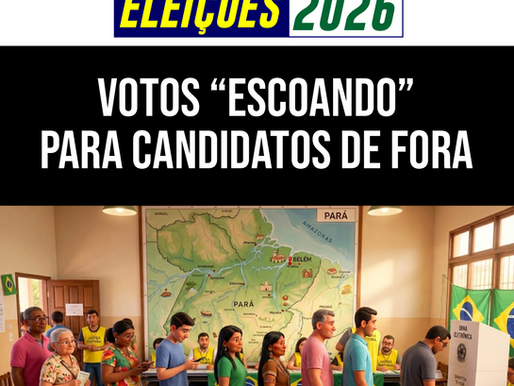 VOTOS “ESCOANDO” PARA CANDIDATOS DE FORA
