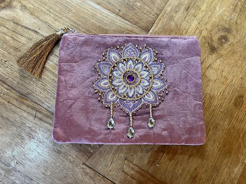 Thumbnail: Etui fluweel Mandala 
