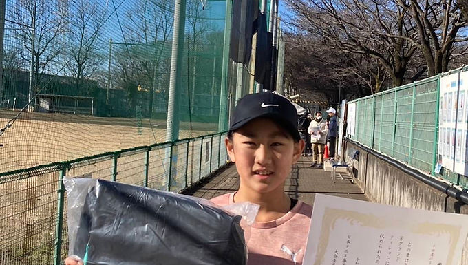 岡部　桃華　三芳冬のジュニアコンペディション　準優勝