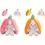 Thumbnail: Strawberry & Carrot Rabbit Plush Set – Double-Sided Bunny Toy 13.8in