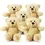 Thumbnail: 5PCS Teddy Bear Plush Set – 8" Stuffed Animals for Kids