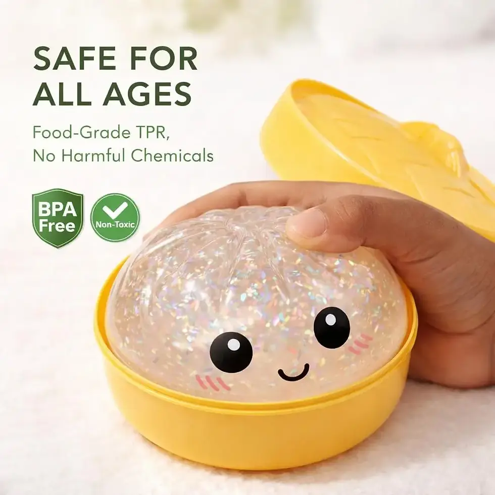Thumbnail: Large Dumpling Stress Ball Toy