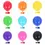 Thumbnail: Rainbow Latex Balloons Pack – Party Decor for Birthday & Baby Shower