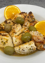 Pollo Con Arance E Olive