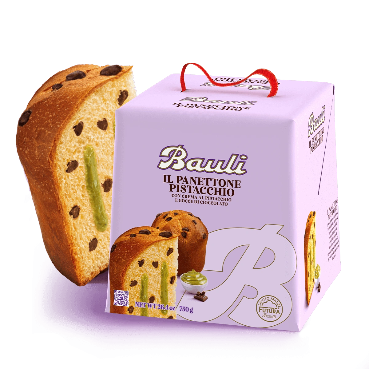 Bauli Panettone with pistachio cream 750g