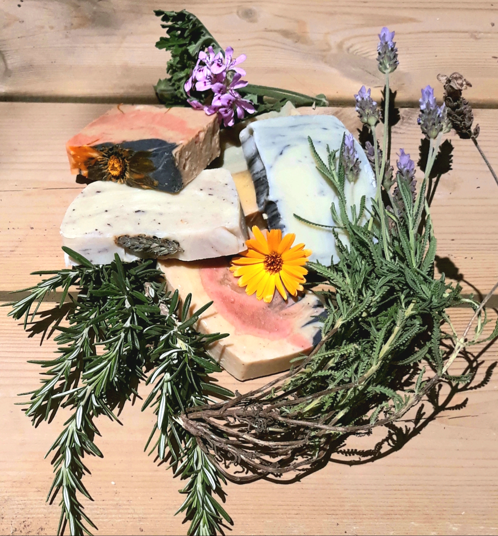 Arranged Food and Objects