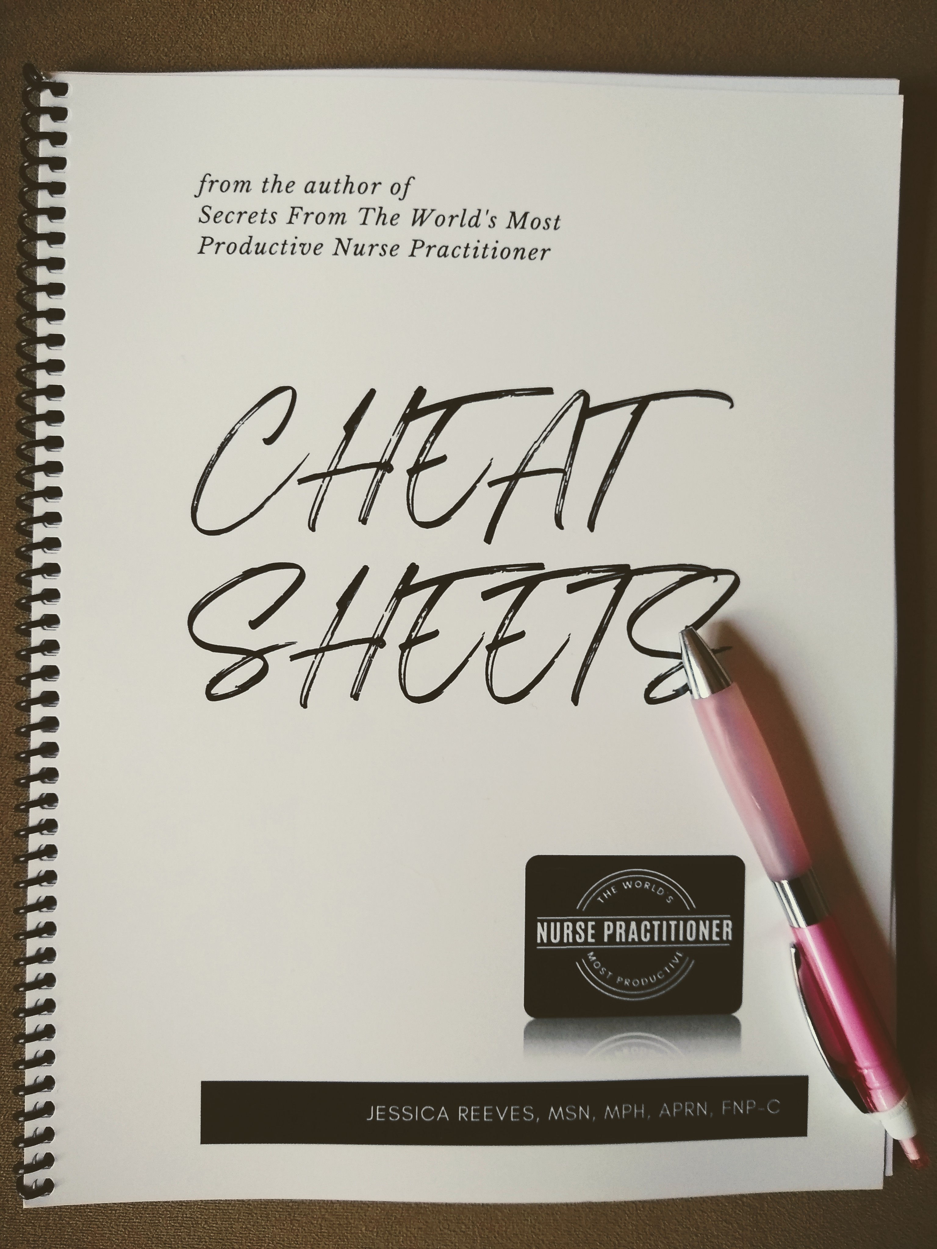 Cheat Sheets - a clinical documentation workbook