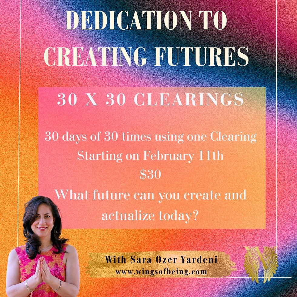 Dedication to Creating Futures - 30 x 30 Day Clearing