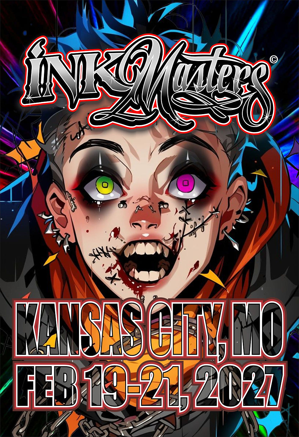 Kansas City Tattoo Expo Febraury 19-21, 2027