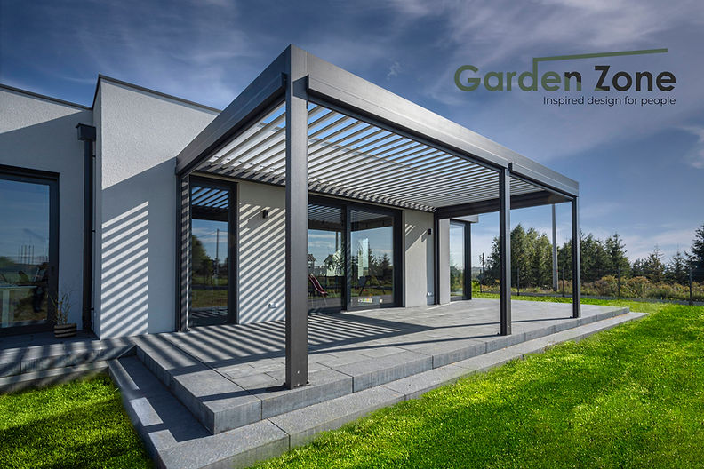 awnings and pergolas Ireland - Gardenonze