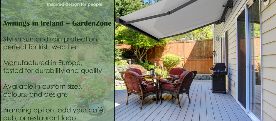 ☀️ Transform Your Outdoor Space with GardenZone Awnings! 🌦️