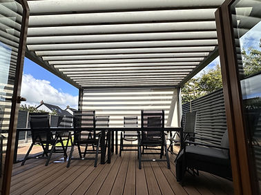 bioclimatic pergola Virginia Ireland