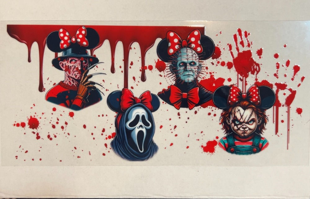 #256 Halloween Horror Friends- 16oz