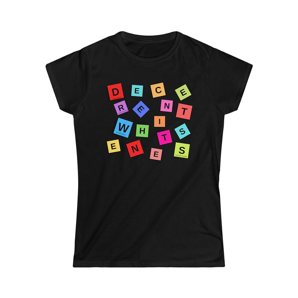 Thumbnail: Decenter Whiteness Curvy Tee 