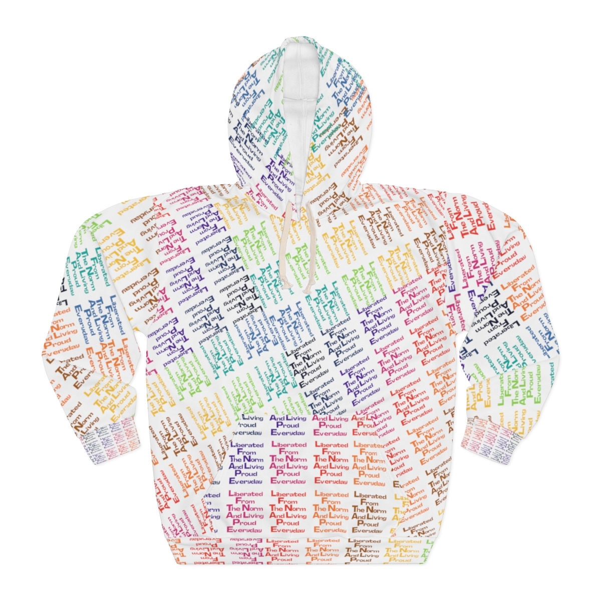 Proud Everyday Full Print Adult Hoodie