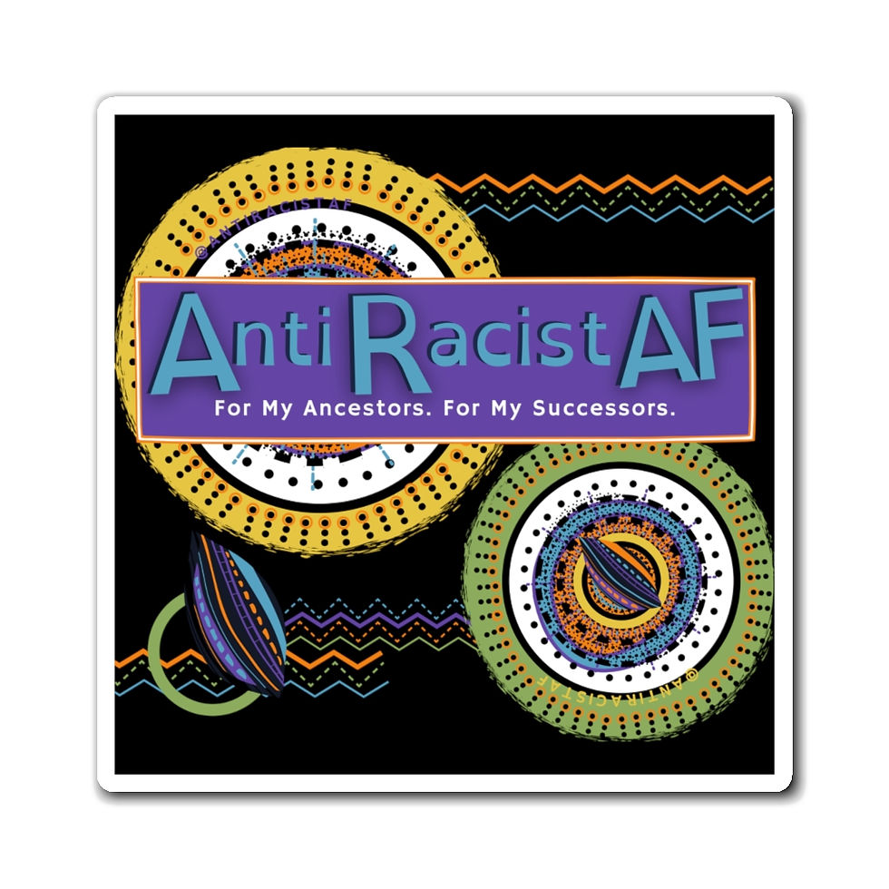 Thumbnail: AntiRacistAF Logo Magnet