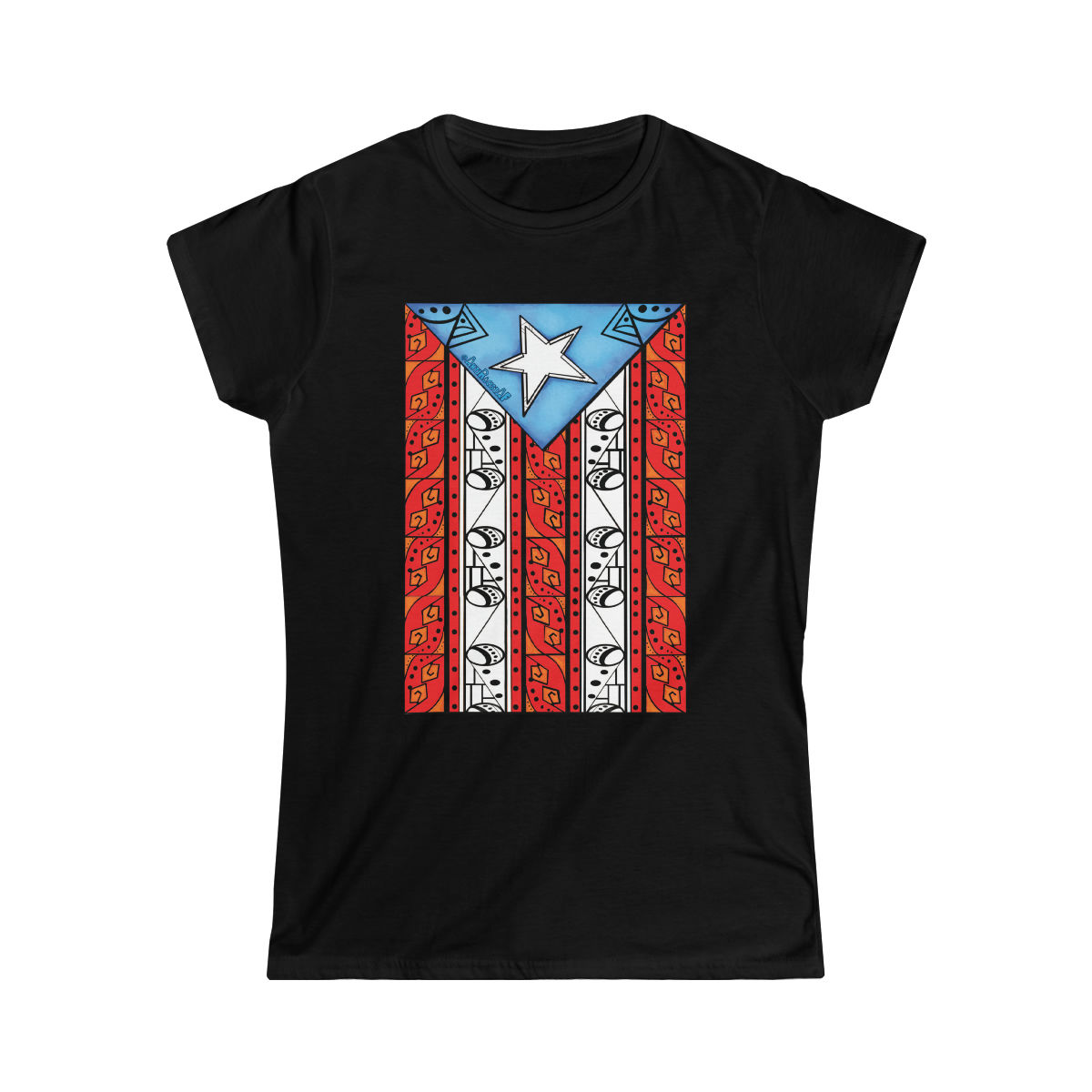 La bandera de la diaspora Curvy Tee