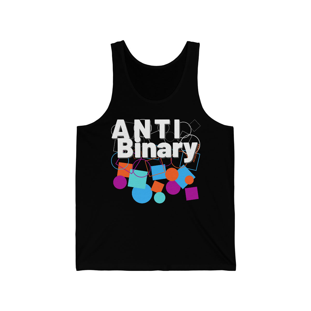 Anti-Binary Basic Tank Top