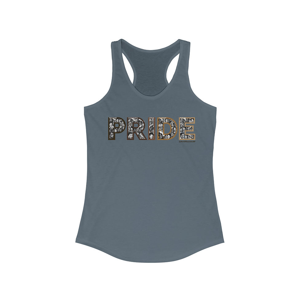 Thumbnail: PRIDE Curvy Racerback Tank
