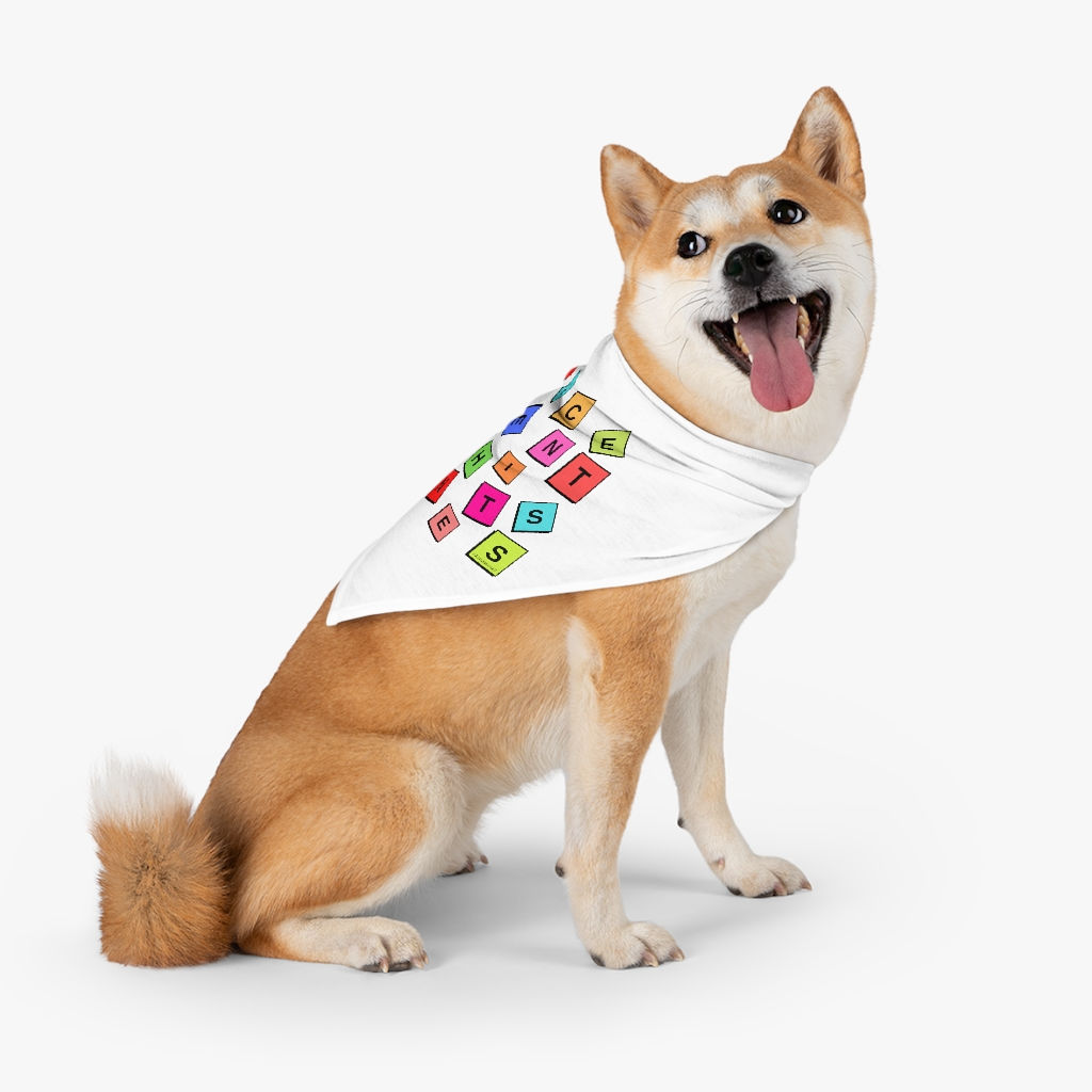 Decenter Whiteness Pet Bandana