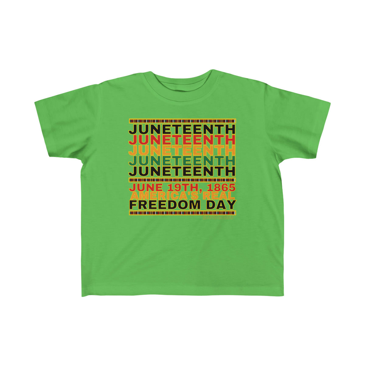 Pan-African JuneteenthToddler Basic Tee (2T-6T)