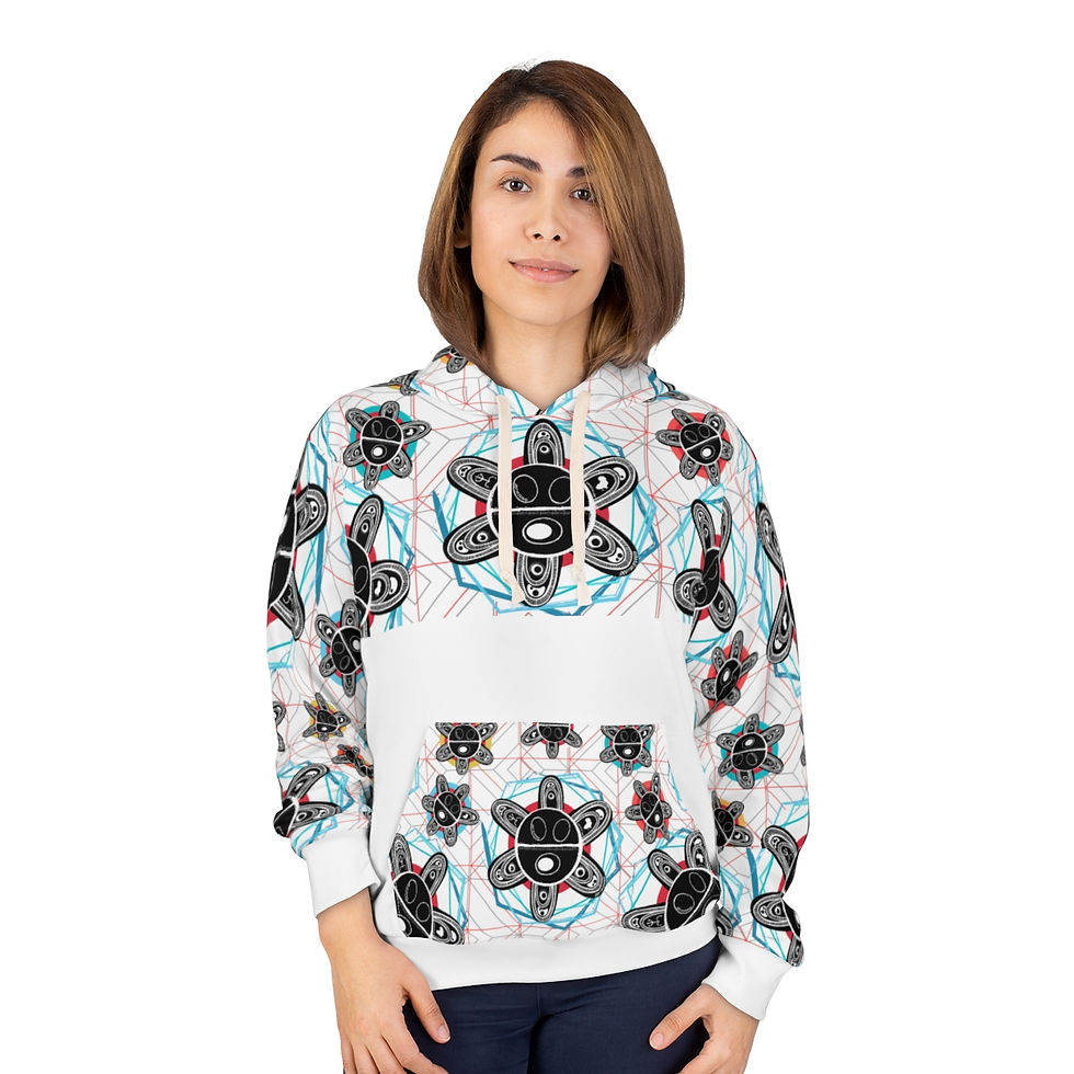 Thumbnail: Full Sun Print Adult Hoodie