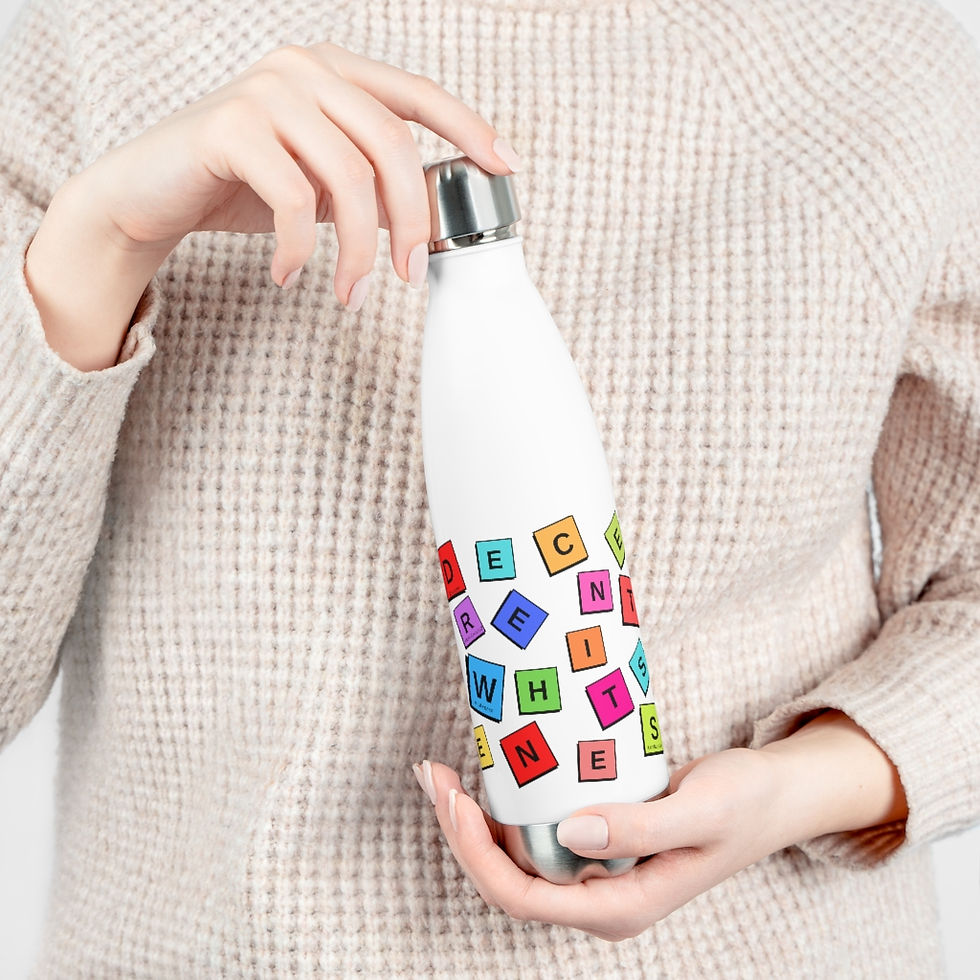 Thumbnail: Decenter Whiteness 20oz Insulated Bottle