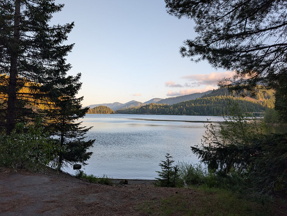 Lake Easton at Dusk
