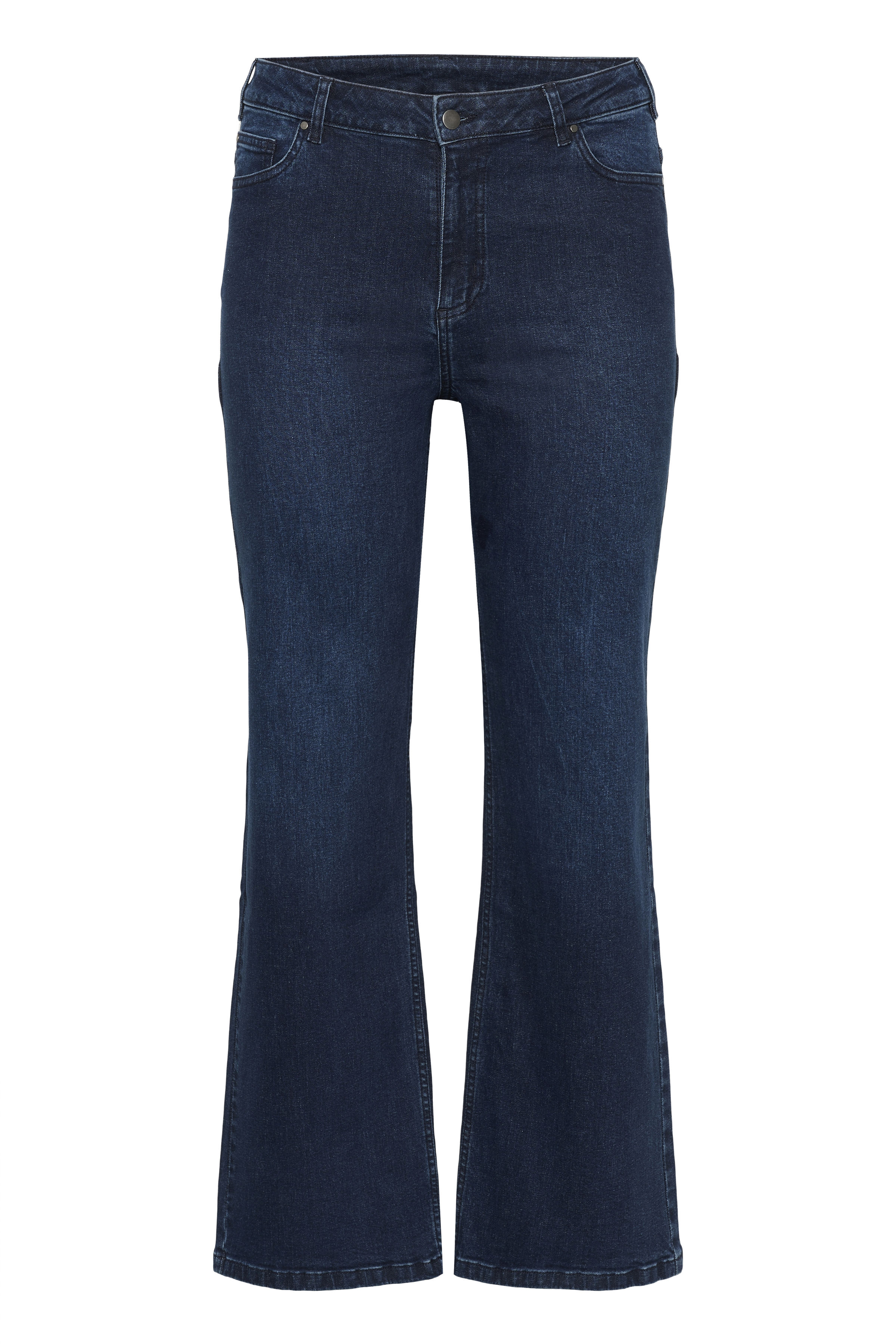 Kaffe Curve flared jeans Flora dark blue denim