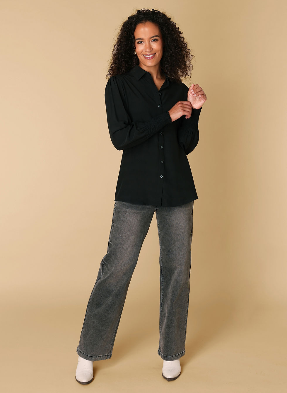 Thumbnail: IVY Beau blouse Rebell zwart