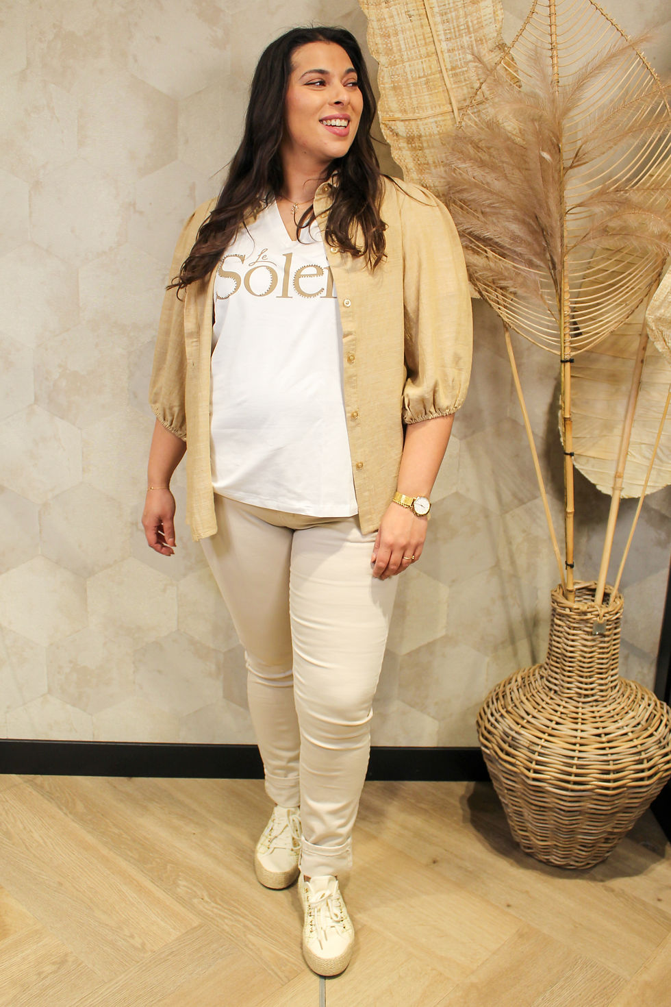 Thumbnail: Exxcellent T-shirt Malia offwhite