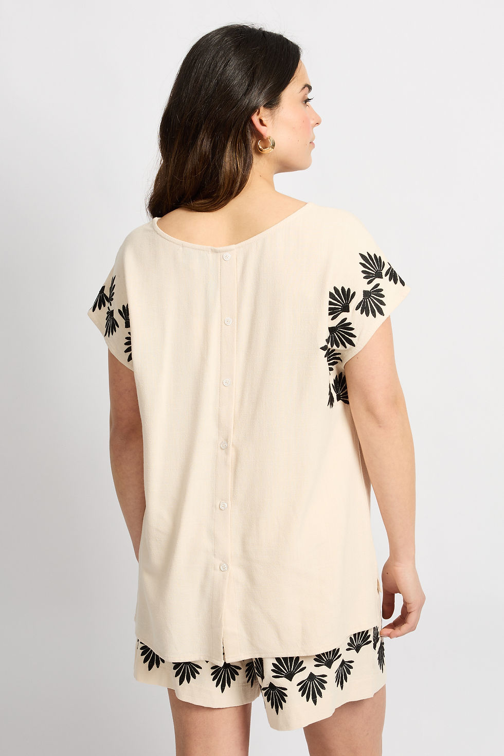 Thumbnail: C&S blouse Lane sand