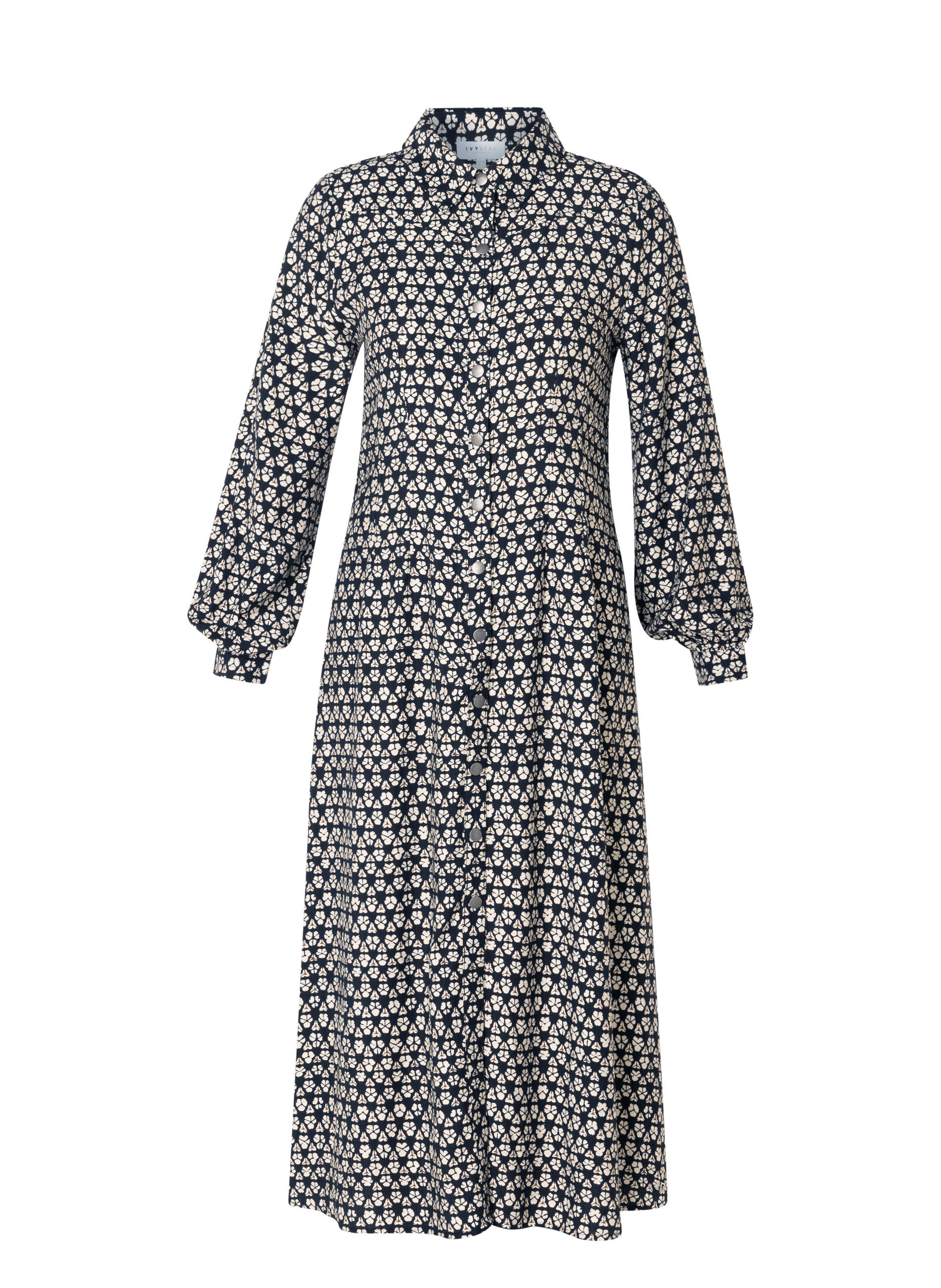 IVY Beau jurk Serena zwart/multi-colour